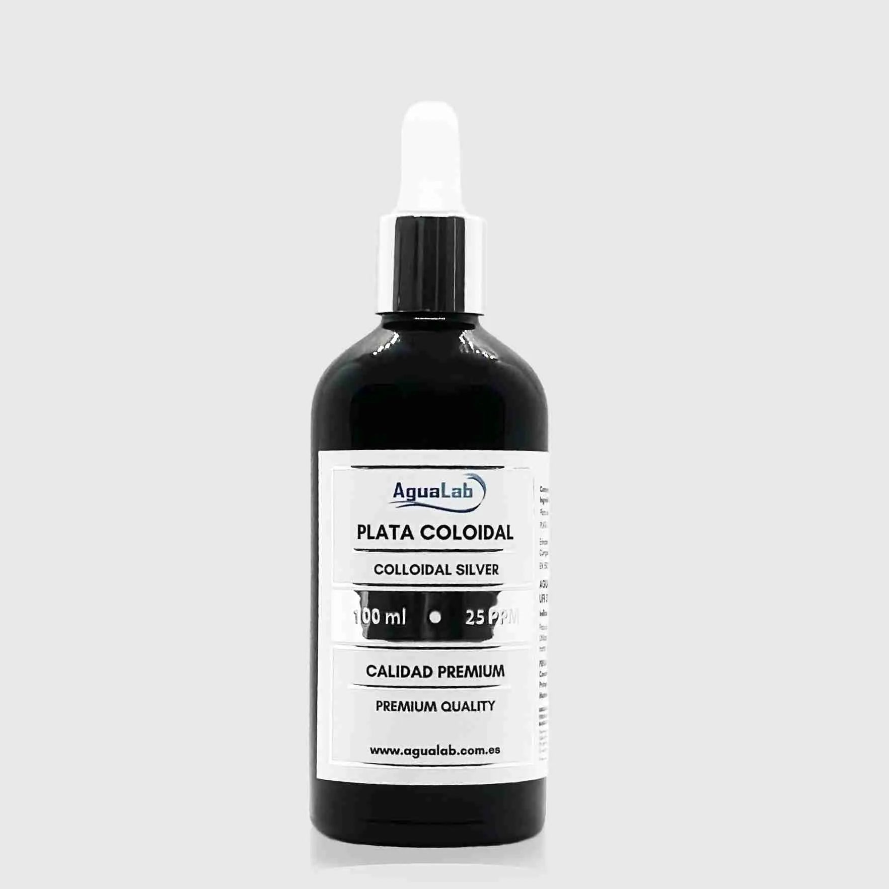 Plata Coloidal 20 ppm 100 ml – Alta Pureza, Producto Legal con Registro en España – Uso Cosmético y Externo – Solución Coloidal Segura y Efectiva
